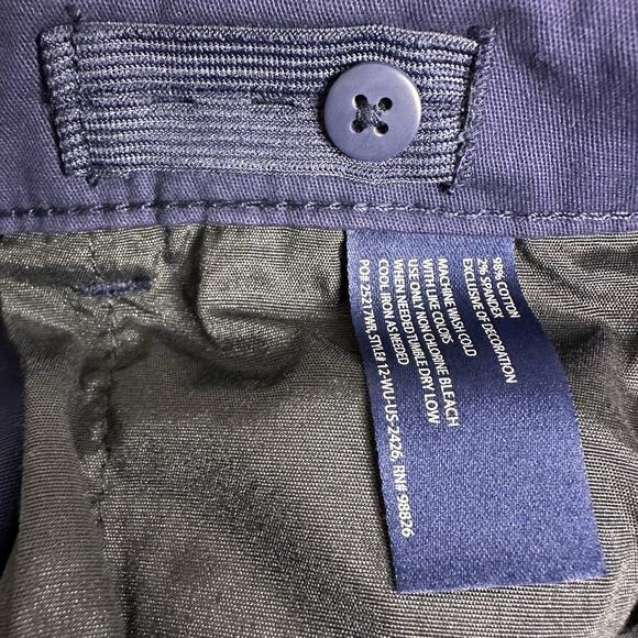 U.S. Polo Assn Flat Front Navy Twill Hartford Short Boys Size 18 Shorts Pockets - Picture 5 of 8